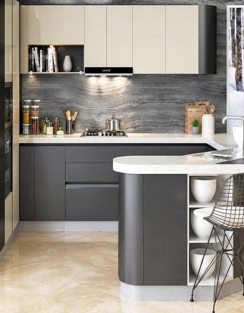 G-Shaped Kitchen