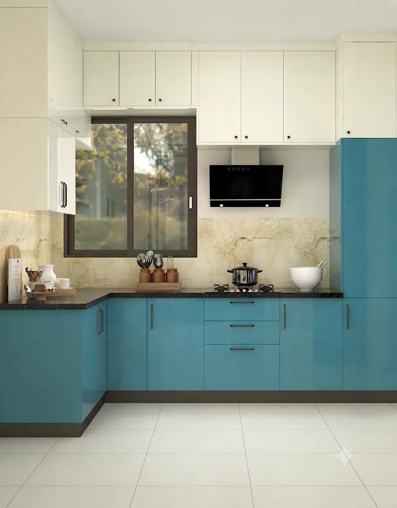 L shaped Kitchen