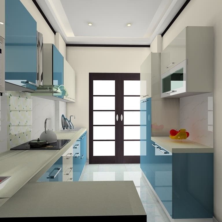 Parallel Modular Kitchen