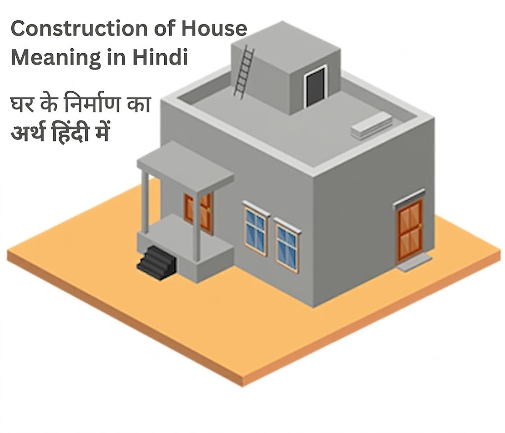 House Construction Meaning in Hindi