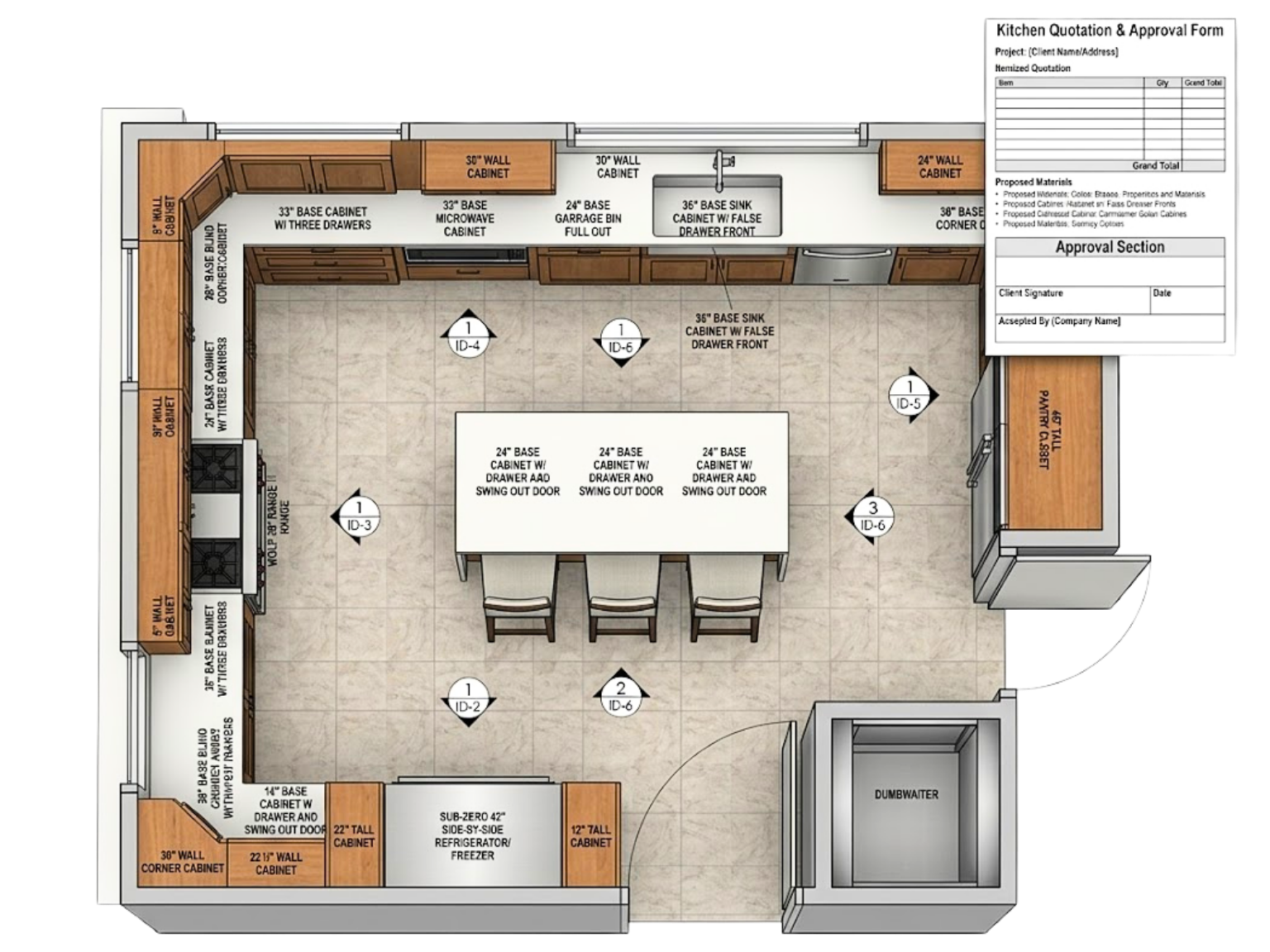 Modular Kitchen 4 Quotation